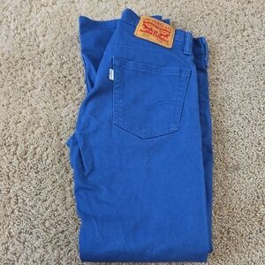 Levi's Vibrant Blue Denim Pants